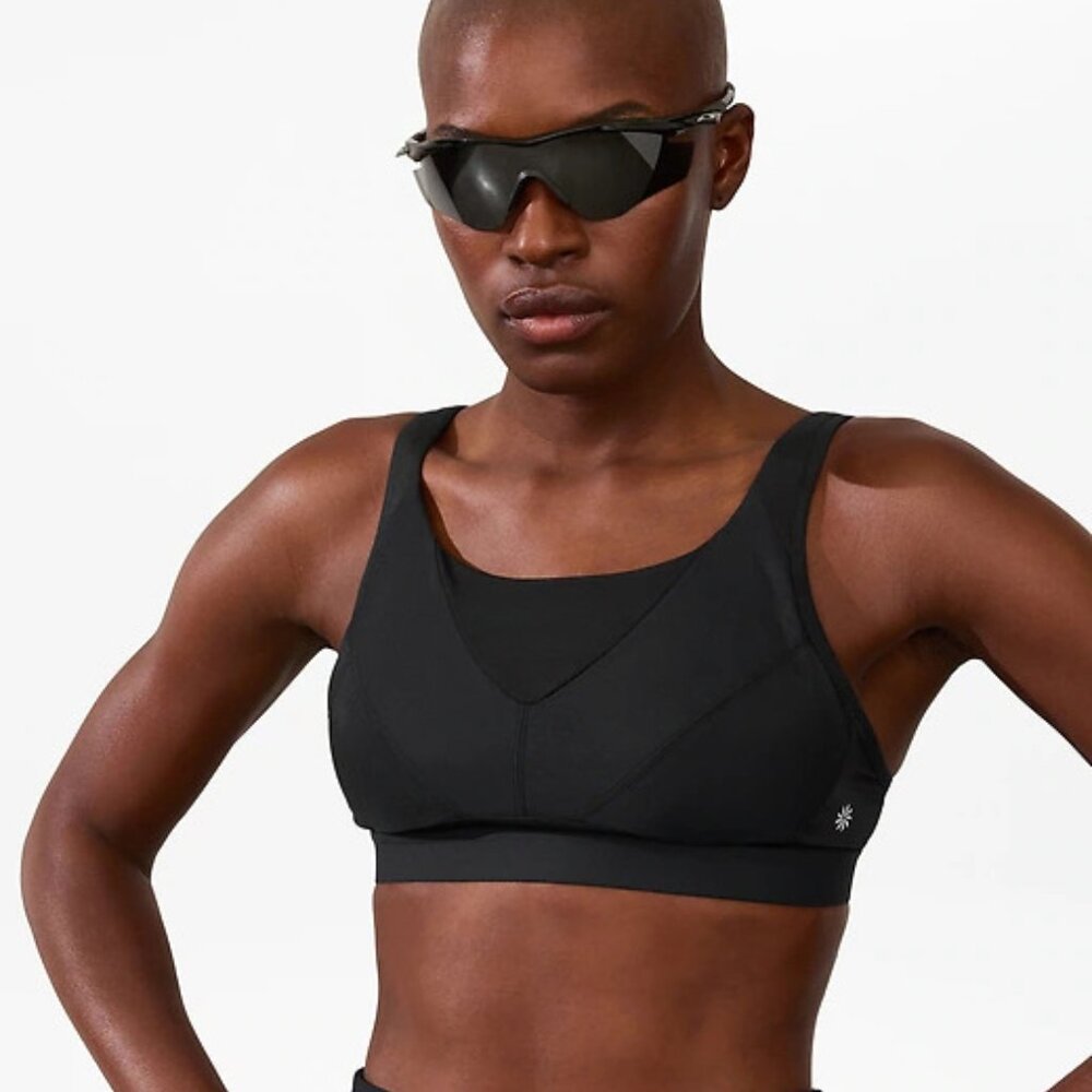 Athleta Invincible Sports Bra size 32C Black